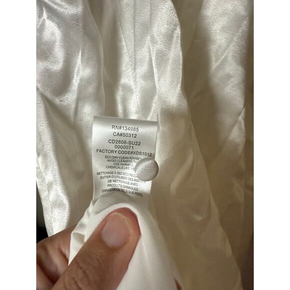 NWT For Love and Lemons Lucy Mini Dress in White Size Large - Picture 4 of 8